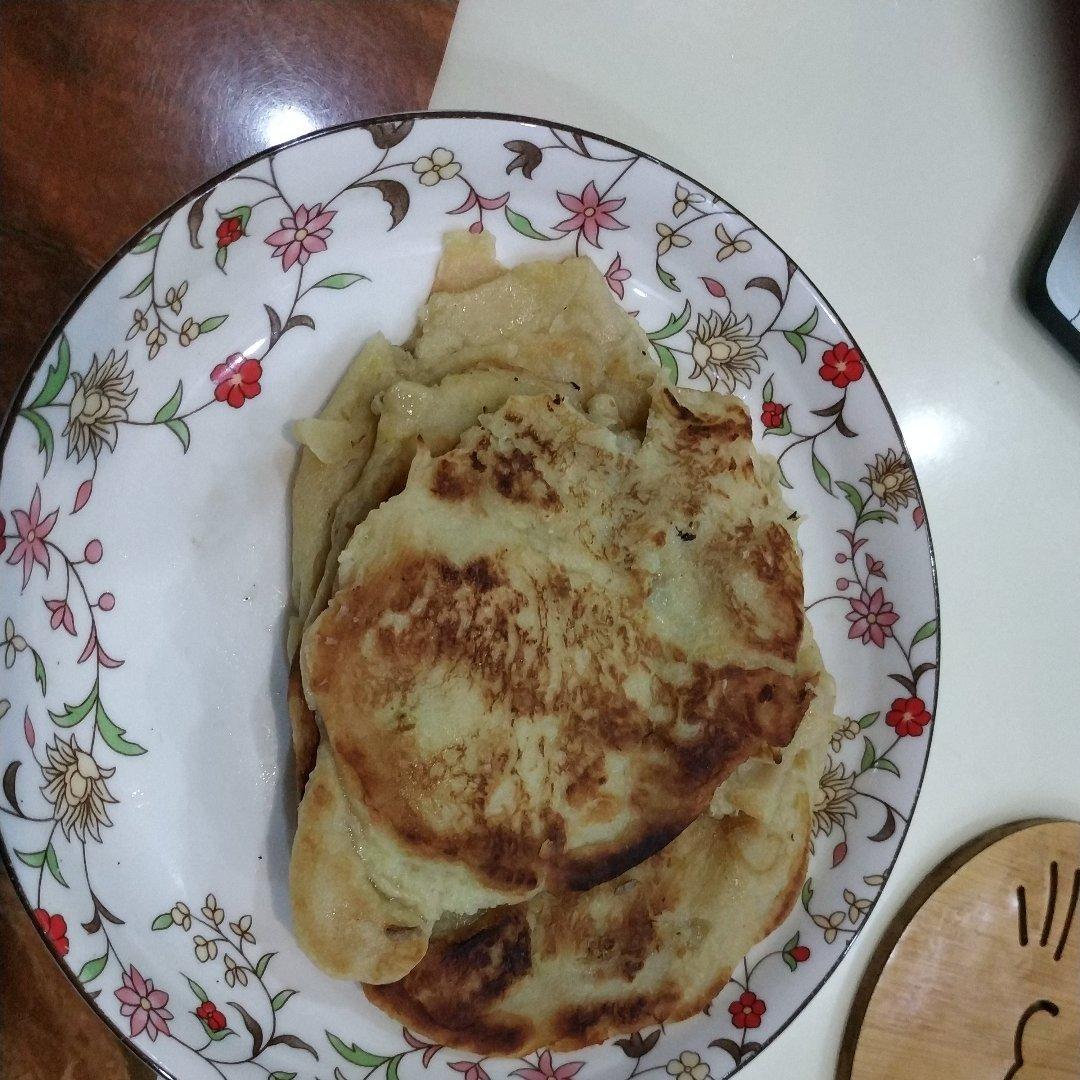 【减脂早餐】无油香蕉松饼（超简单）