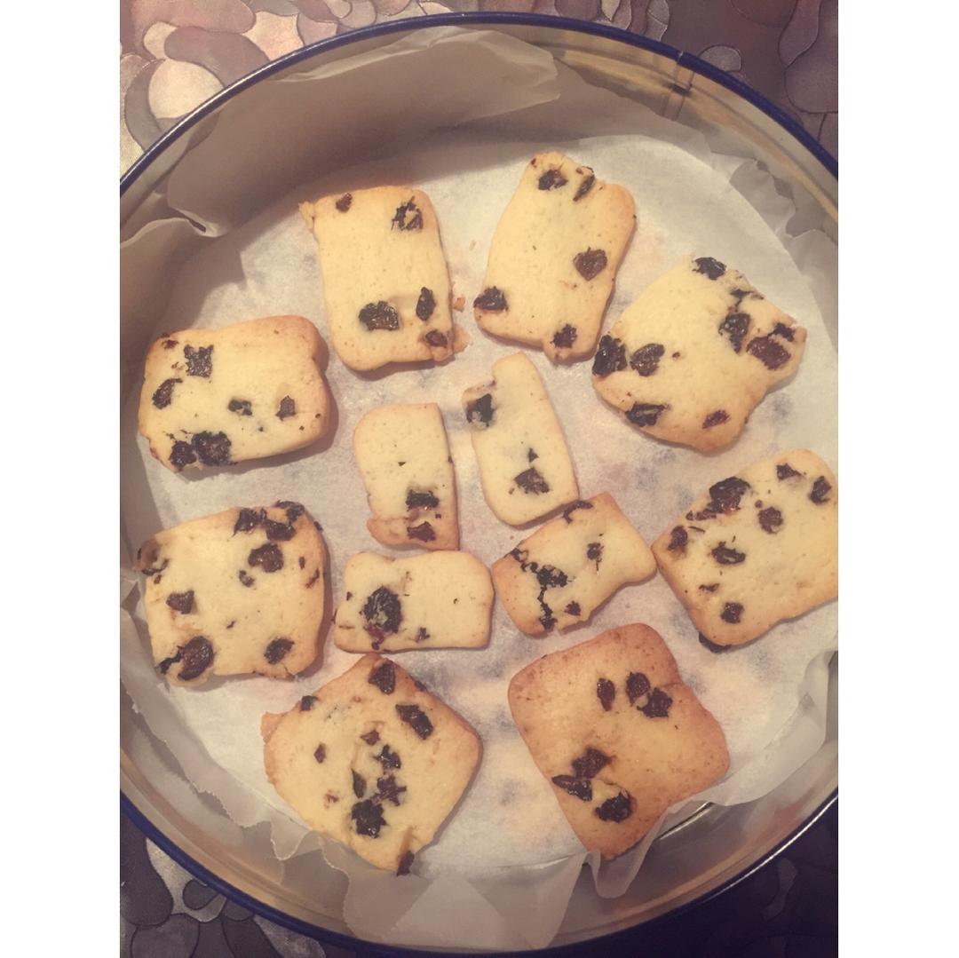 低糖少油版蔓越莓饼干