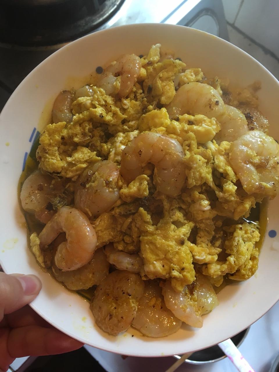 虾仁滑蛋