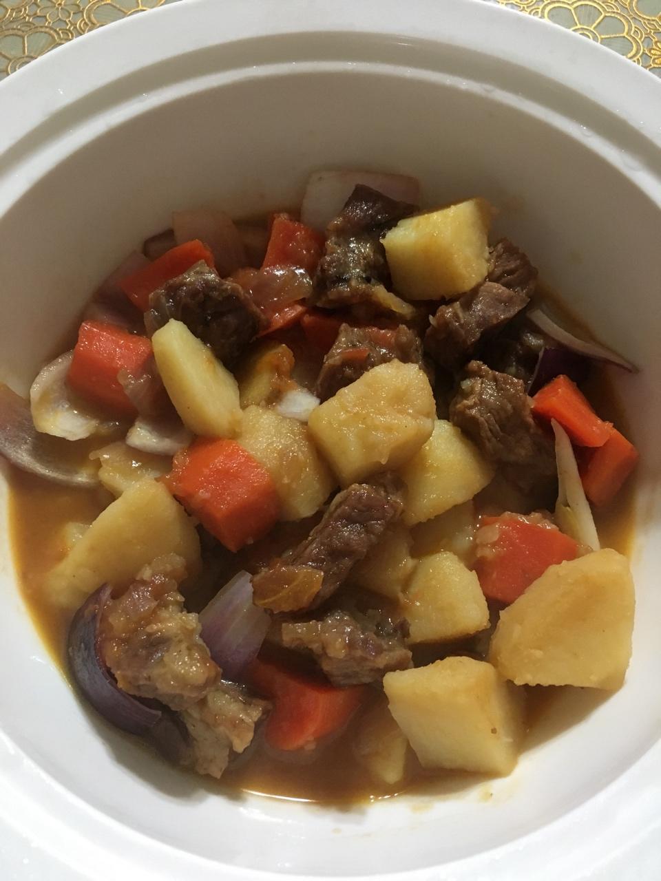 土豆炖牛肉