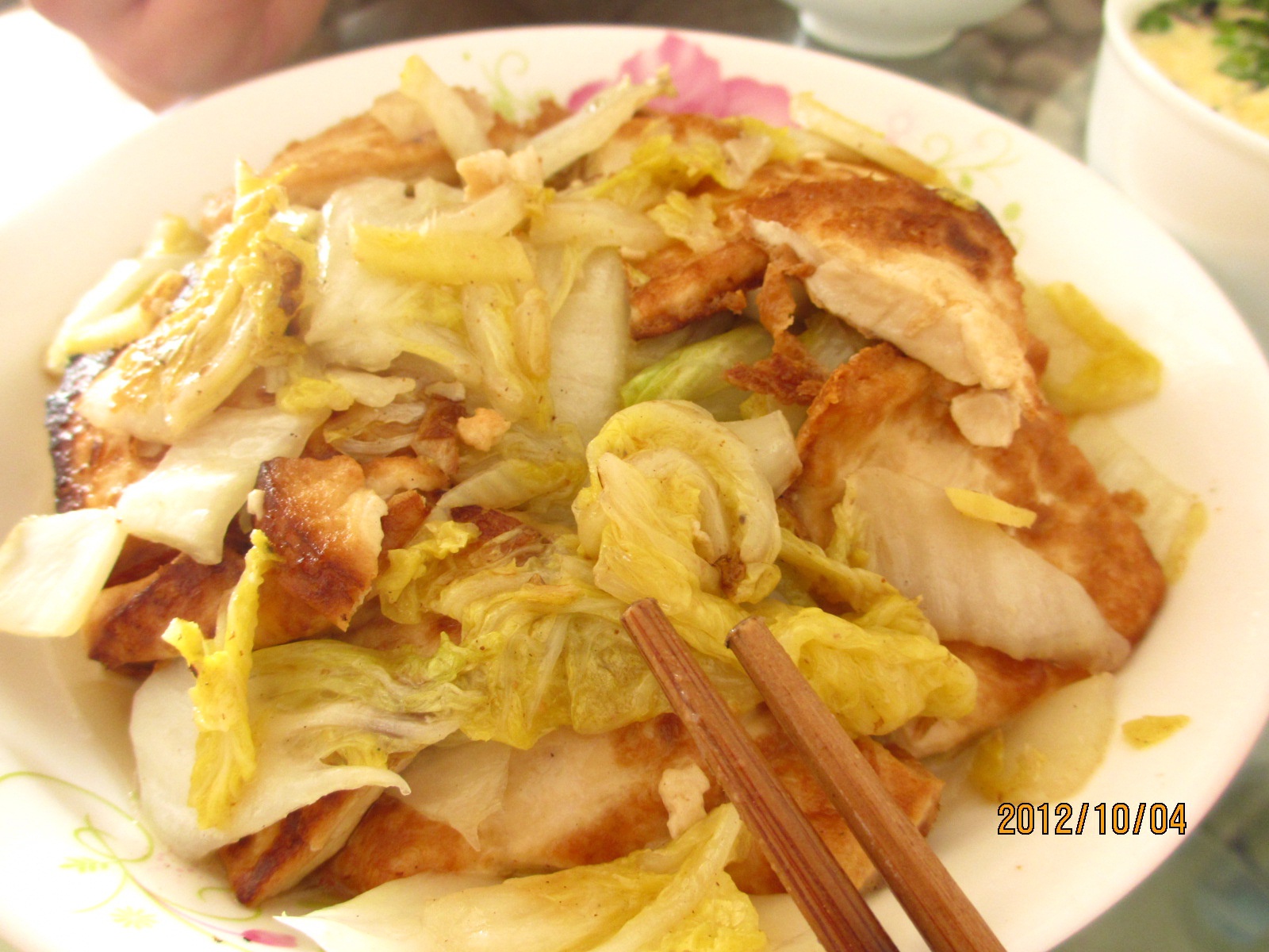 西红柿白菜炒豆腐