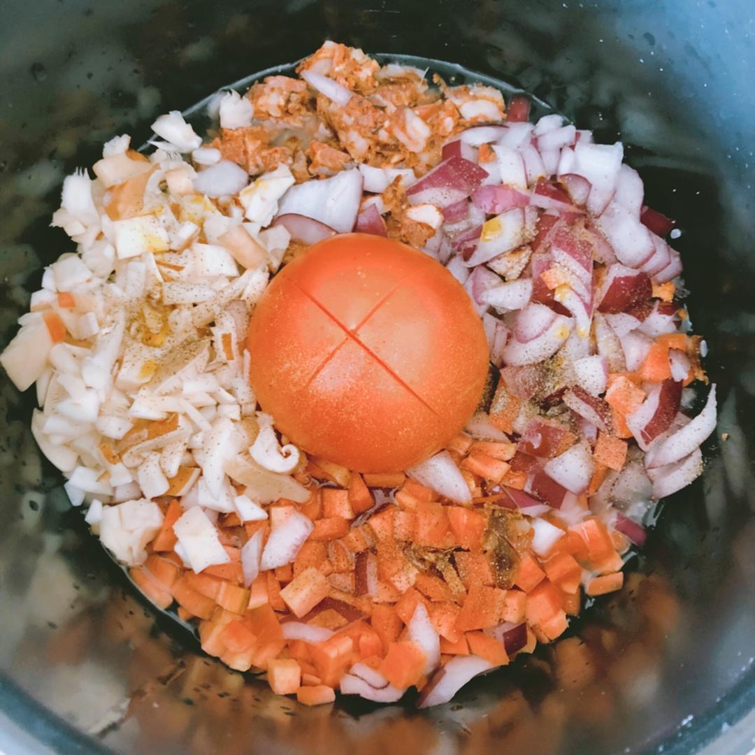 就是任性整个番茄饭豪华版