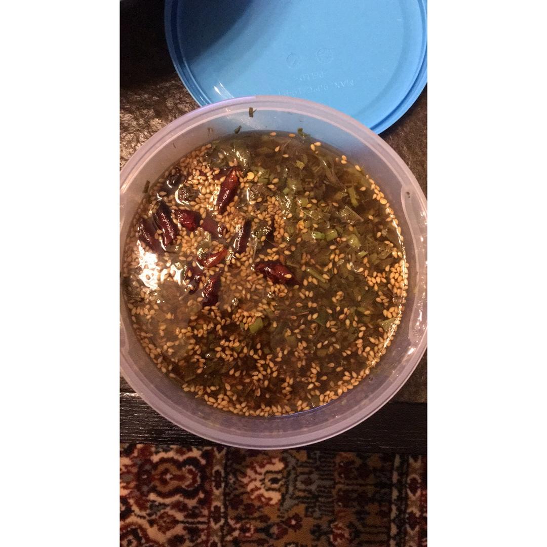 核桃油芝麻香椿酱（独家）