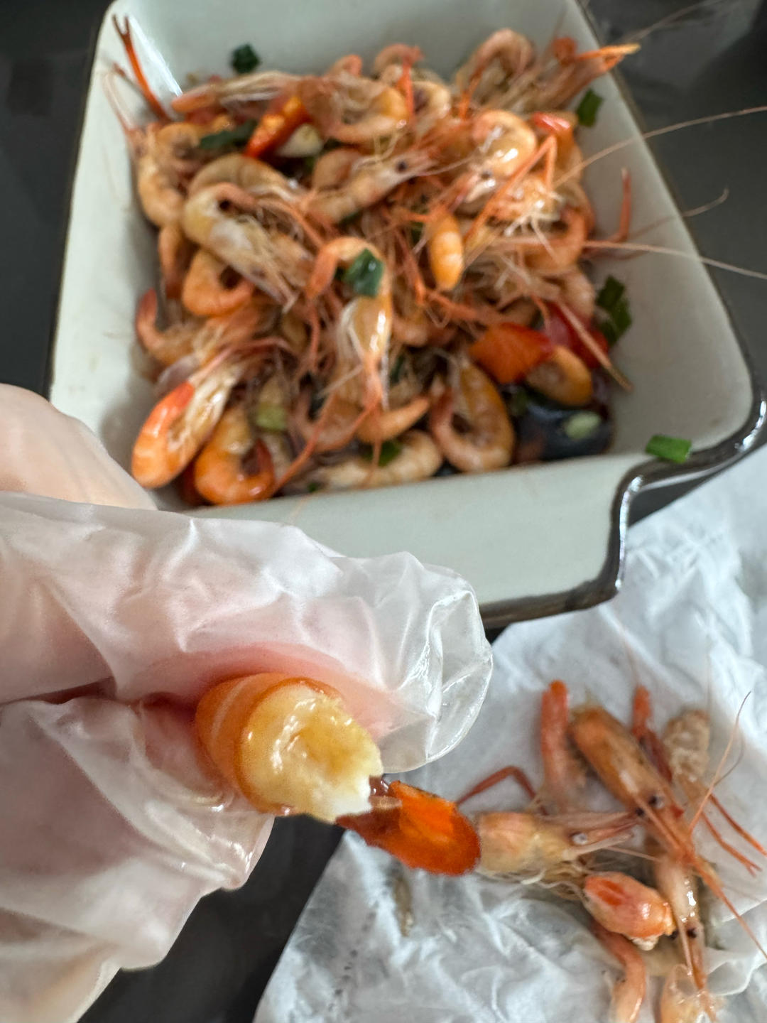超级美味方便的本帮酱油河虾