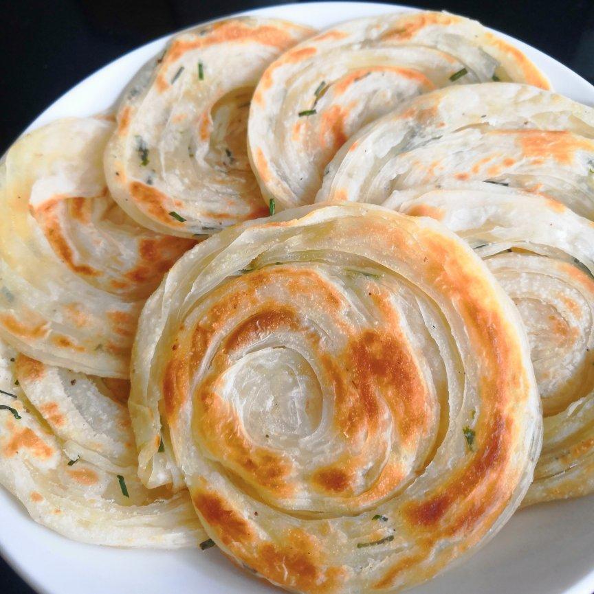 快手懒人版葱油饼❗️㊙️简单易做❗️超级酥脆❗️