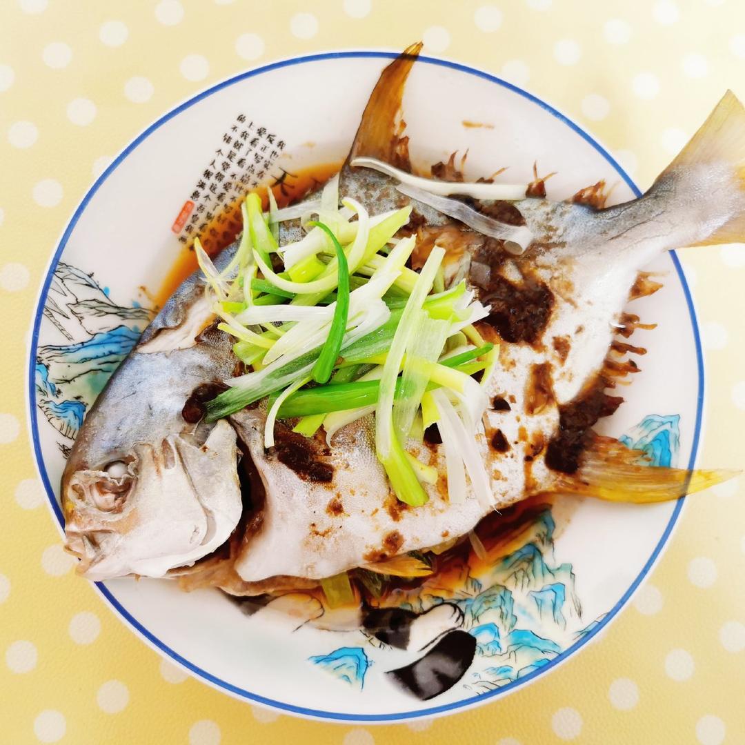 整治一下皮厚肉厚——豆豉清蒸金鲳鱼