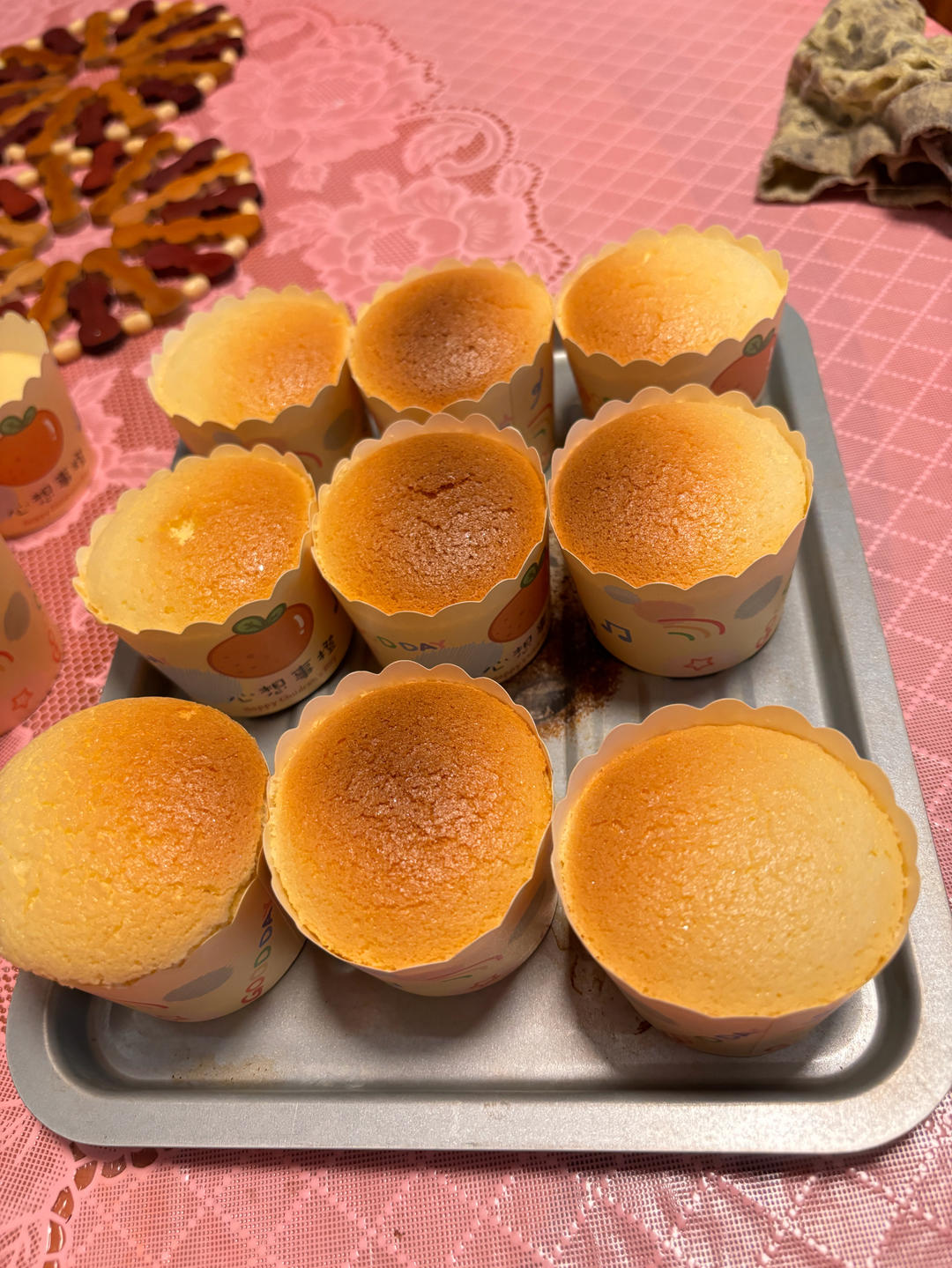 戚风小纸杯蛋糕