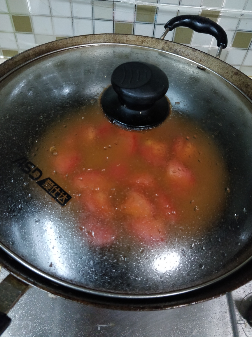 超浓郁的西红柿鸡蛋汤的做法 步骤13
