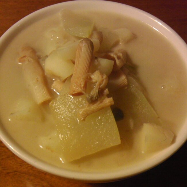 seth君做的沙虫冬瓜汤