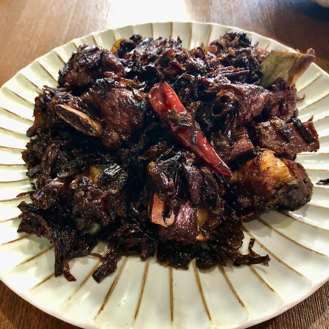 【梅干菜排骨】飘香十里馋全家！排骨加点它，好吃到害怕