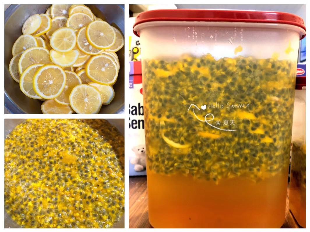 蜂蜜柠檬百香果制作方法的做法