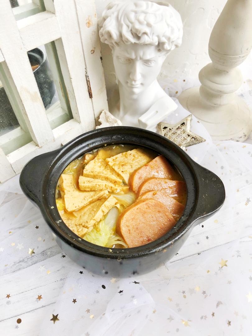 大白菜炖冻豆腐