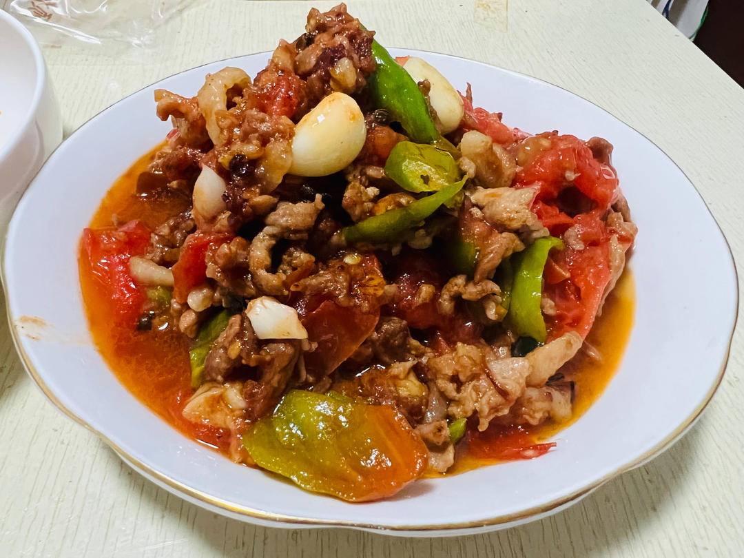 番茄炒肉
