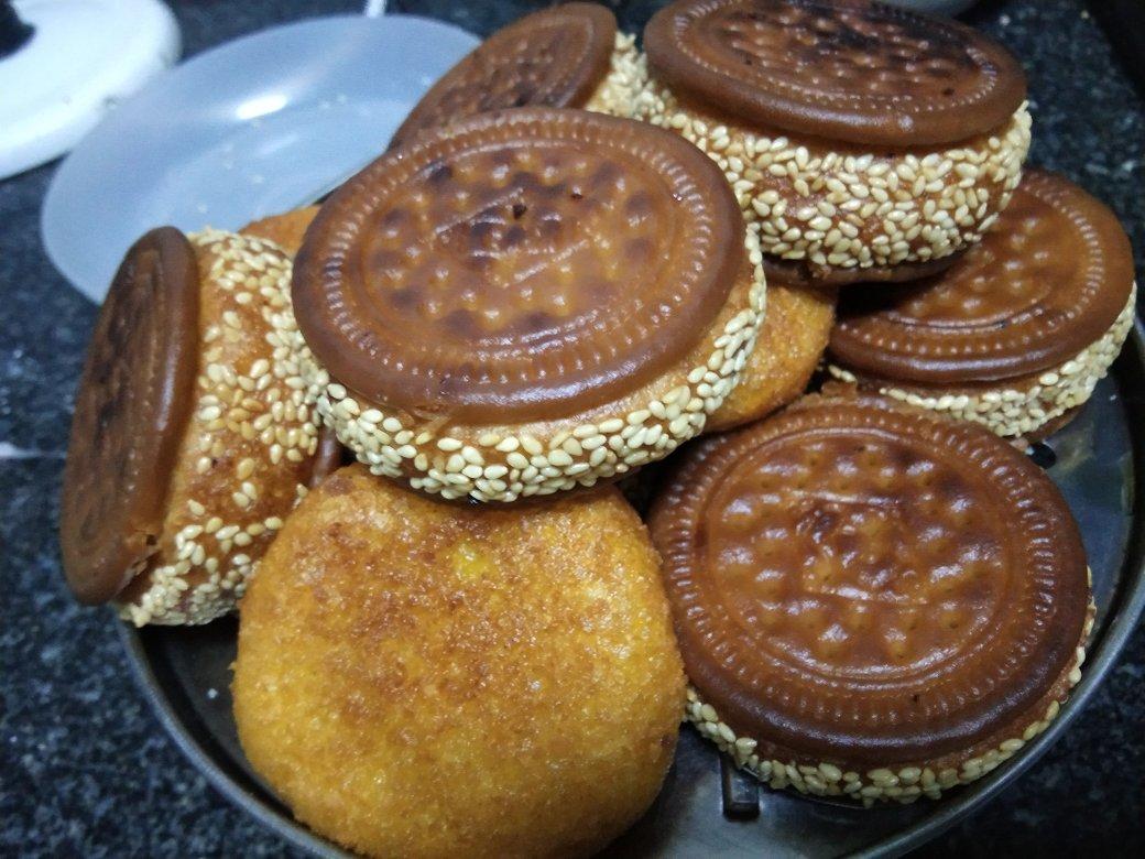 南瓜饼（冷了也好吃）
