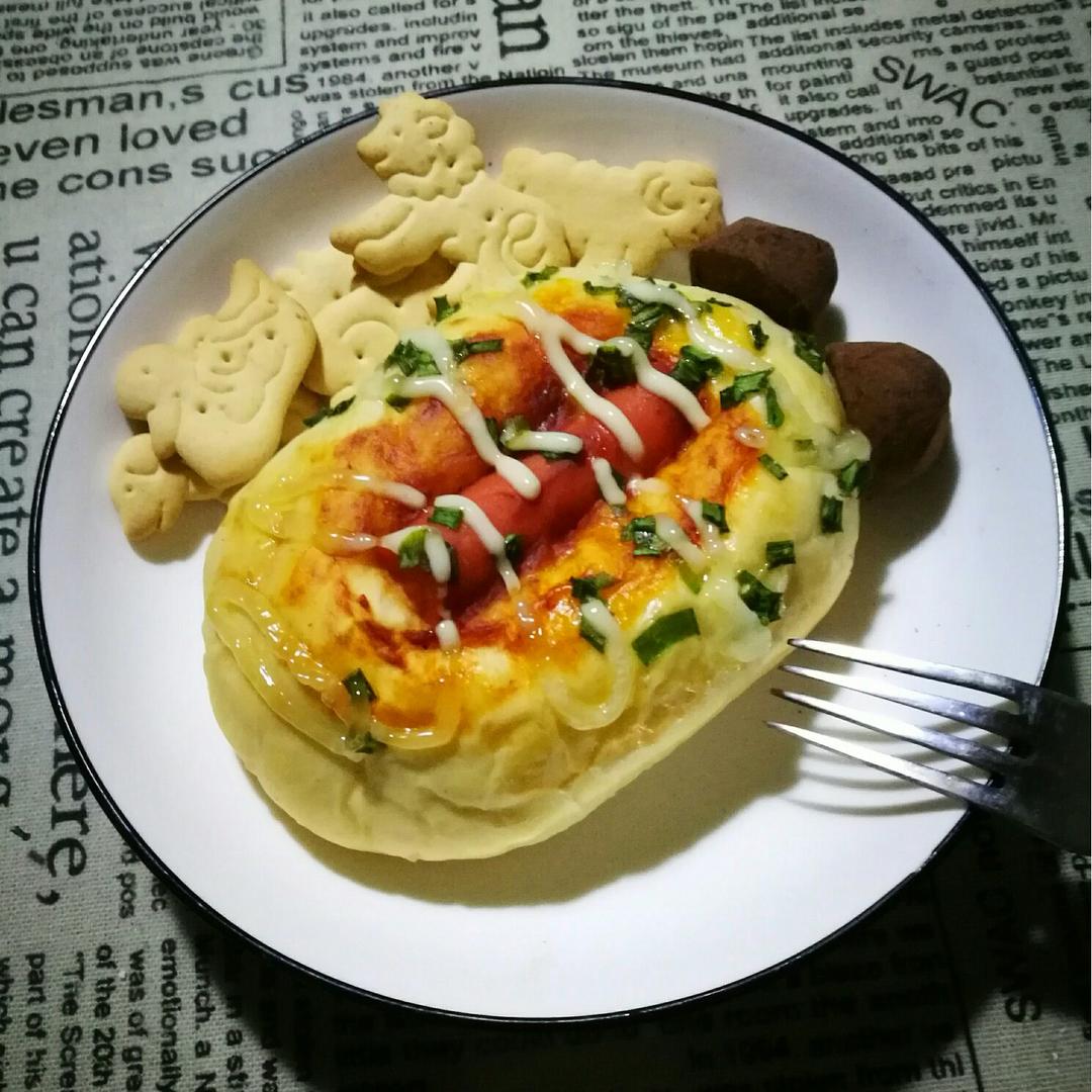 肉松沙拉酱面包（65度汤种）