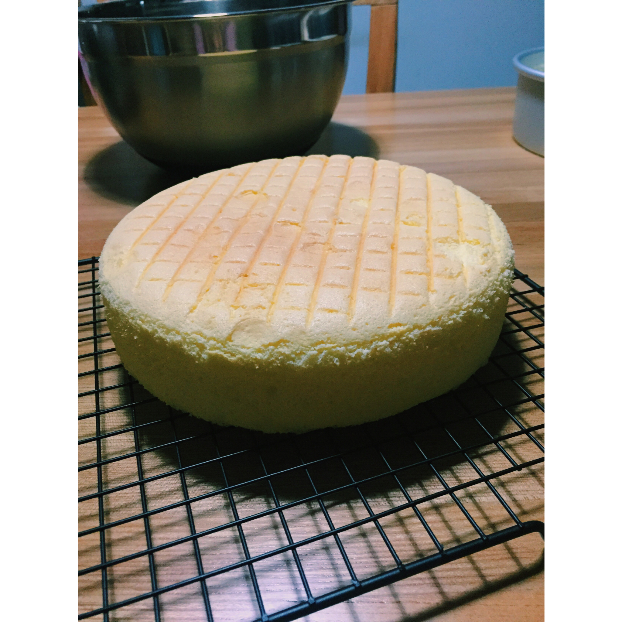 8寸戚风蛋糕（改良君之配方）#皮黑森林#