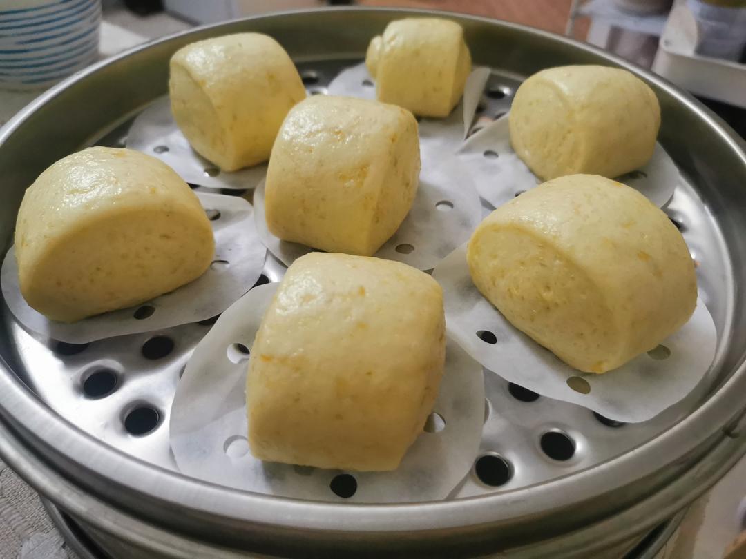 快手奶香杂粮燕麦馒头（含光头包手法）
