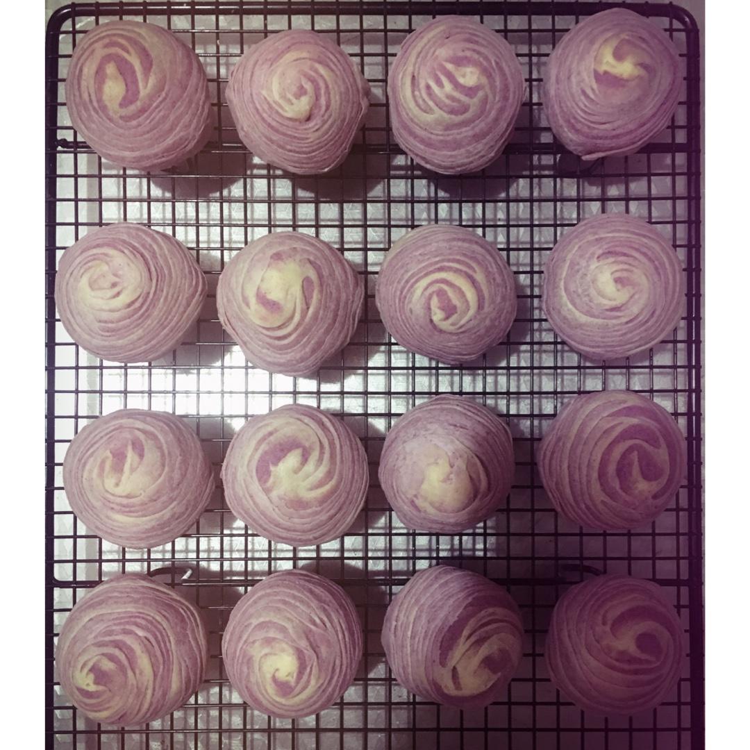 麻薯香芋酥/台湾大甲芋头酥(无猪油完美复刻2015.10修订各种抹茶酥、绿茶酥、蛋黄酥、紫薯酥通用哟）