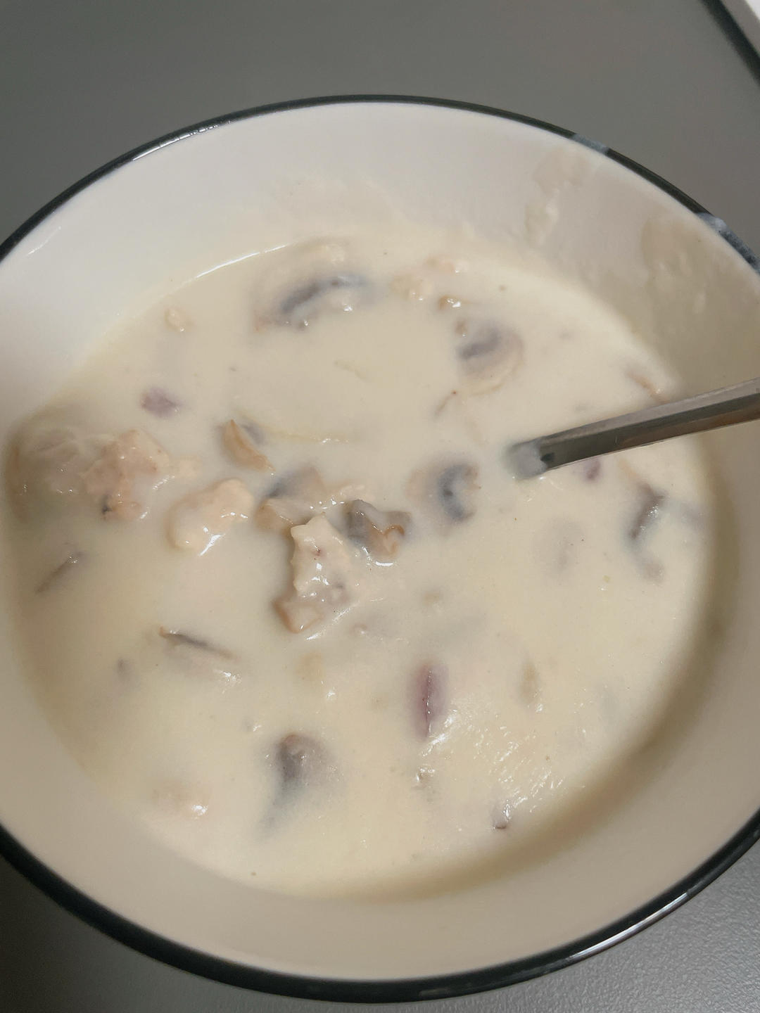 奶油鸡茸蘑菇汤（必胜客同款）