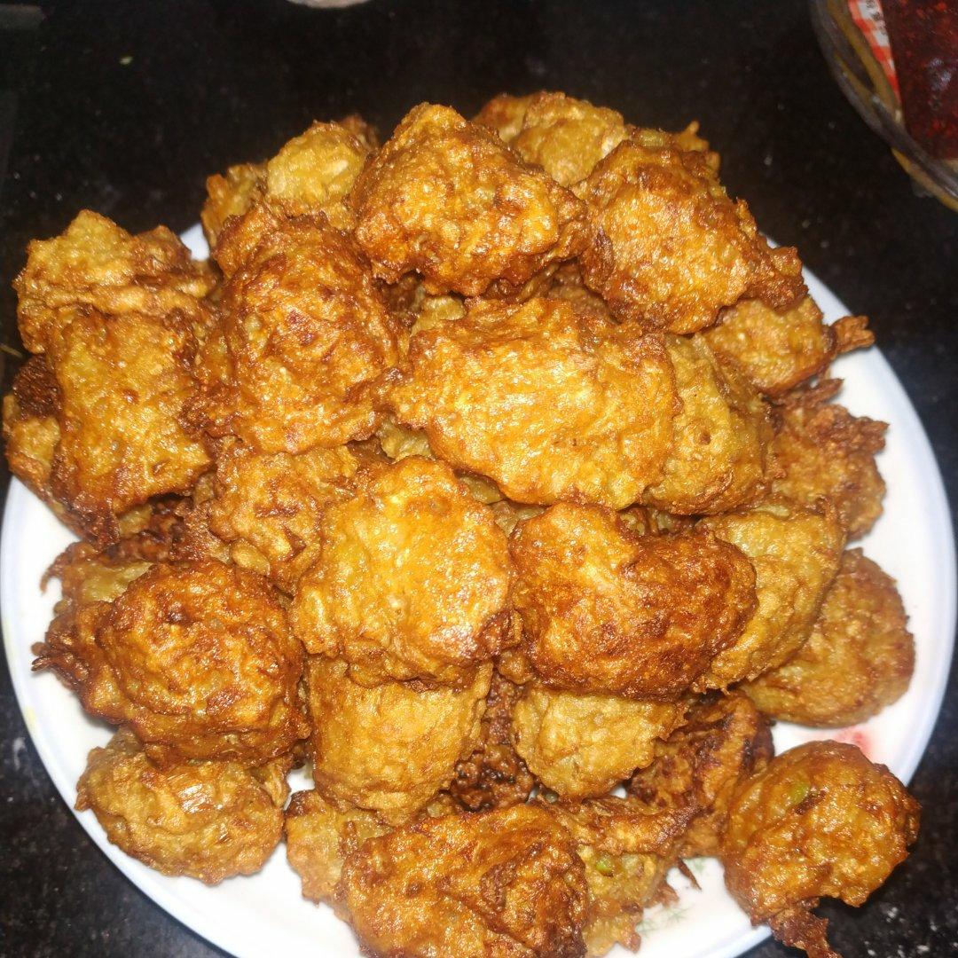 炸萝卜丸子&素丸子