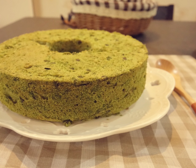 抹茶红豆戚风