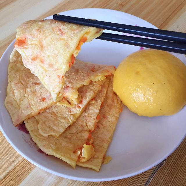 宝宝辅食-简单易做的胡萝卜鸡蛋饼的做法 步骤10