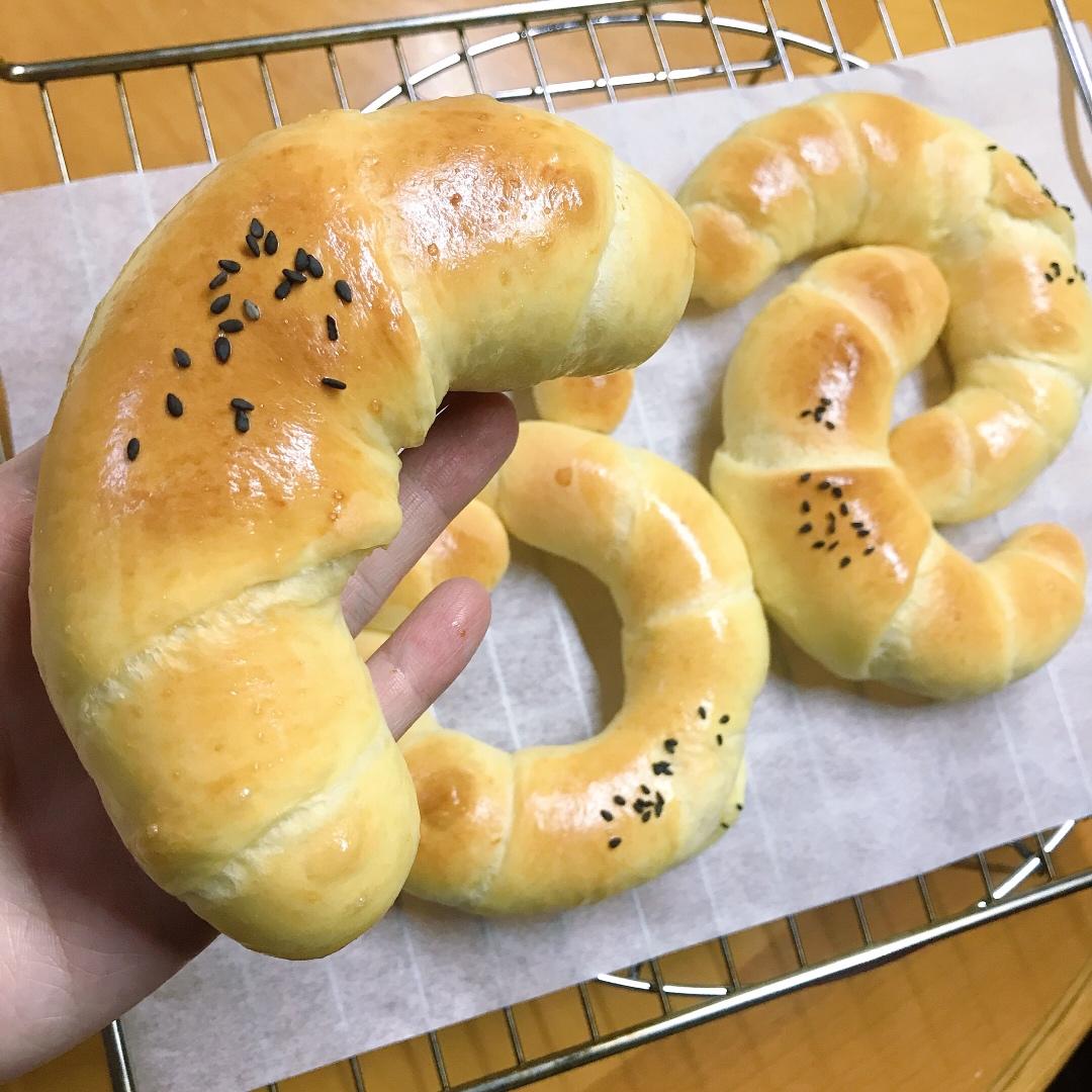 奶香牛角包—新手入门级的面包