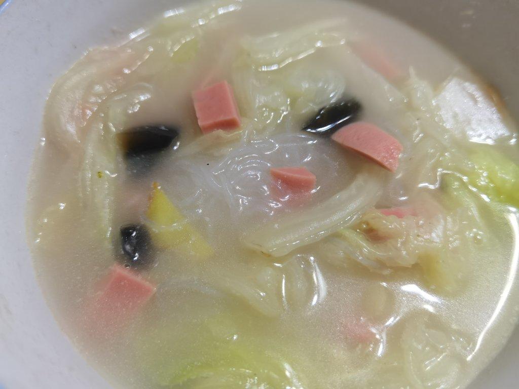 超暖胃白菜粉丝汤