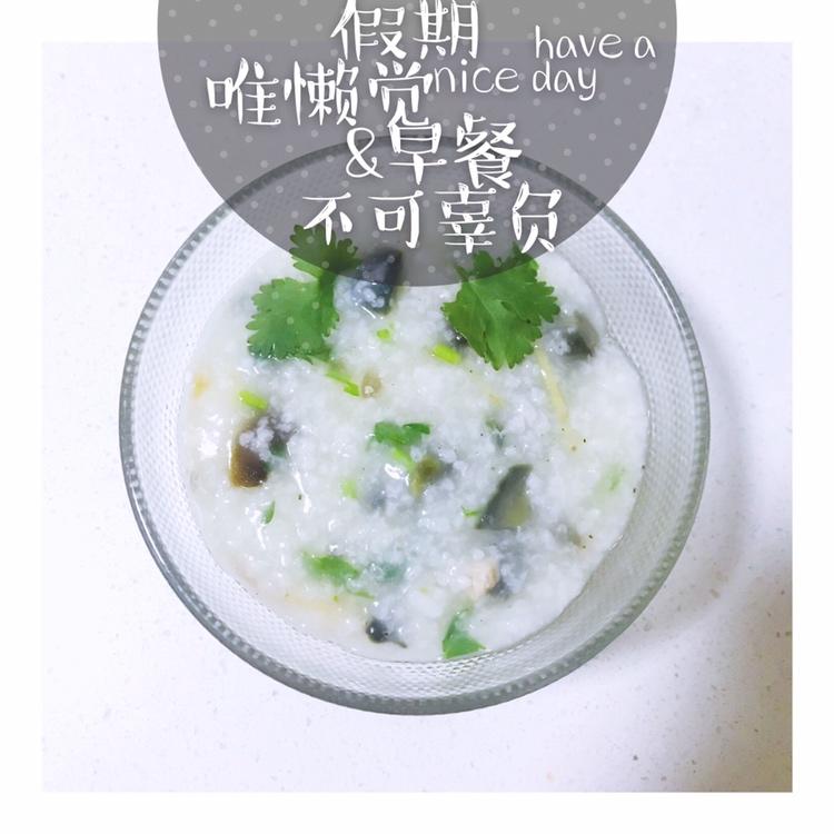 十五分钟快手之香滑皮蛋瘦肉粥(附五分钟电饭煲电压力锅更快捷方法)