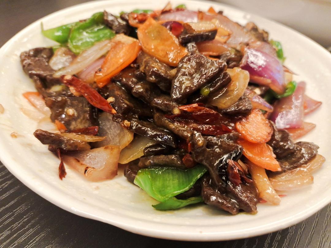软嫩不腥的爆炒猪肝