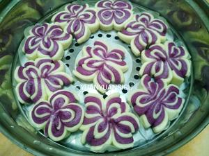 紫薯花卷的做法 步骤12