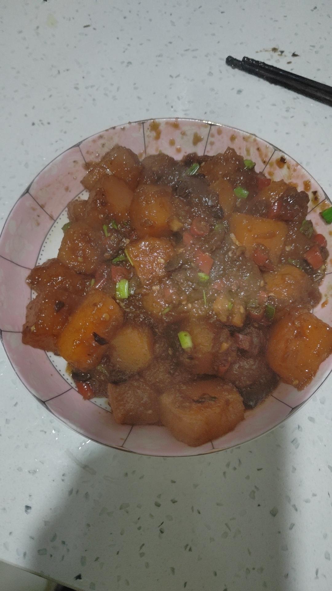 湖南口味红烧米豆腐