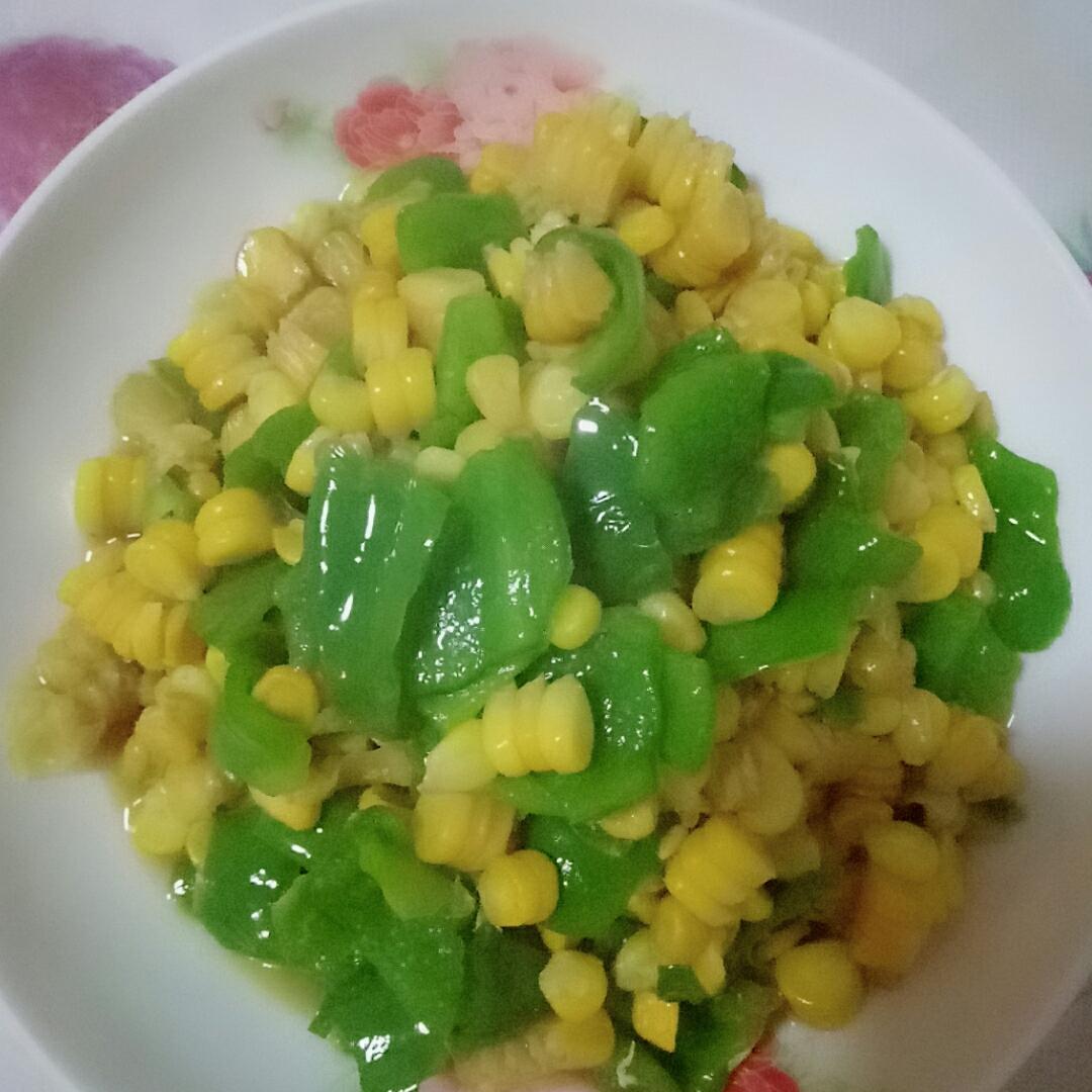 清炒玉米粒