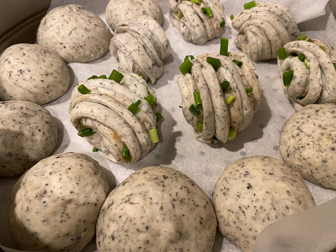 葱香花卷（简易版教程）