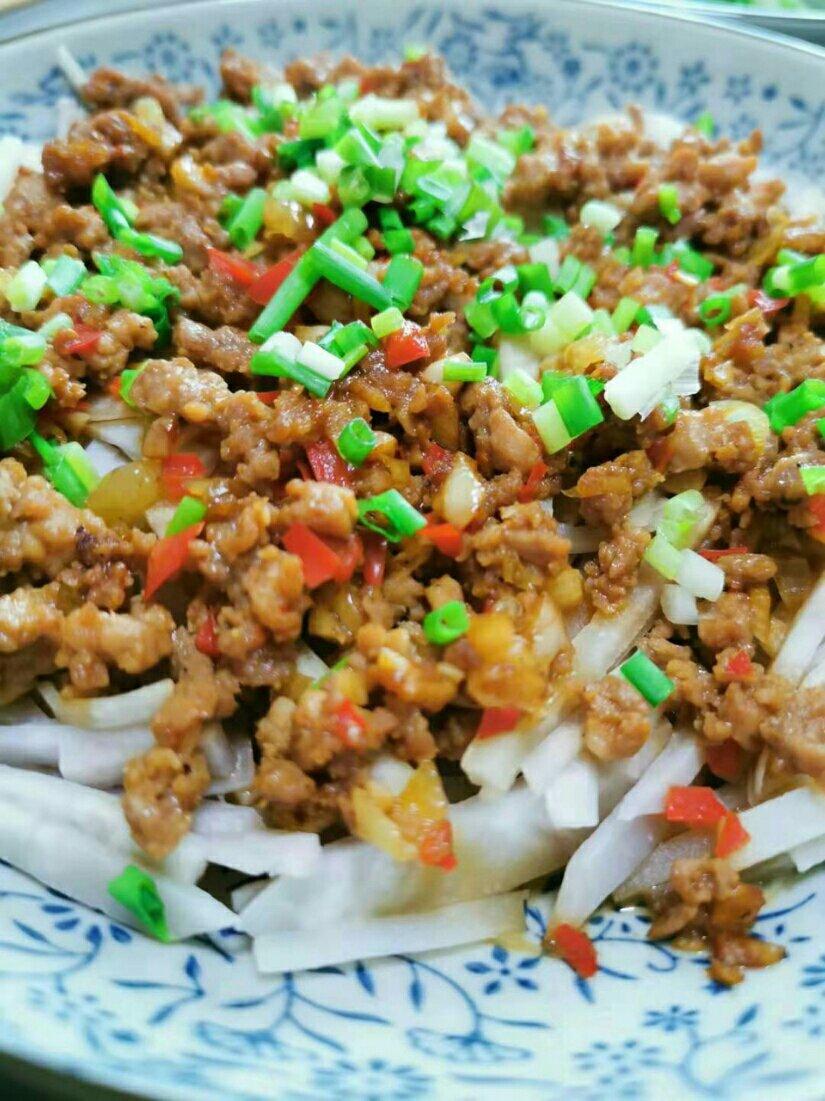 肉沫蒸芋头（可当减脂主食）