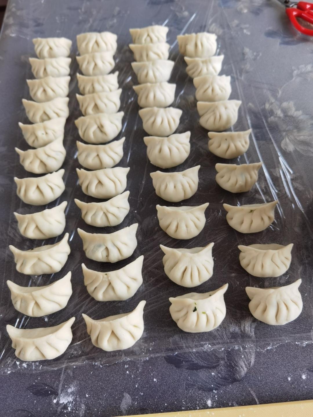 手工揉面三分钟，又韧又薄又好包的饺子皮