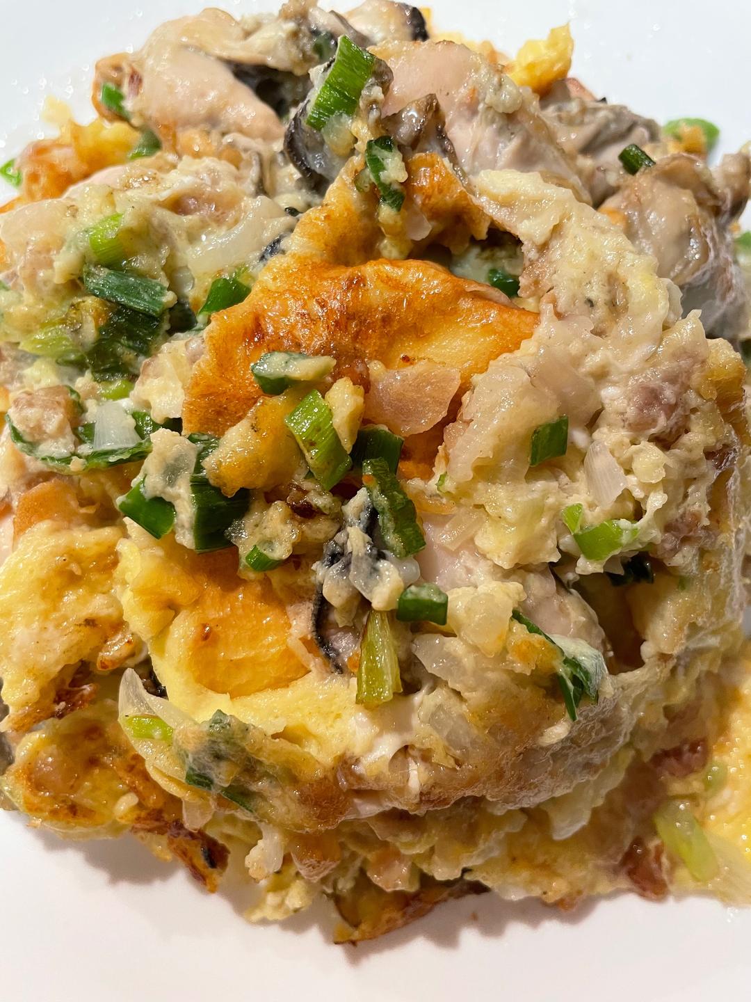 生蚝煎鸡蛋的做法