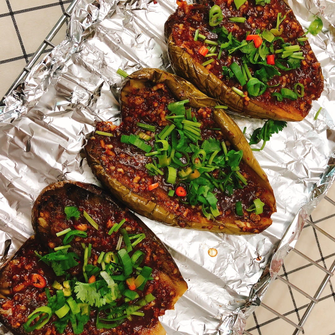 【烤箱版】蒜蓉茄子