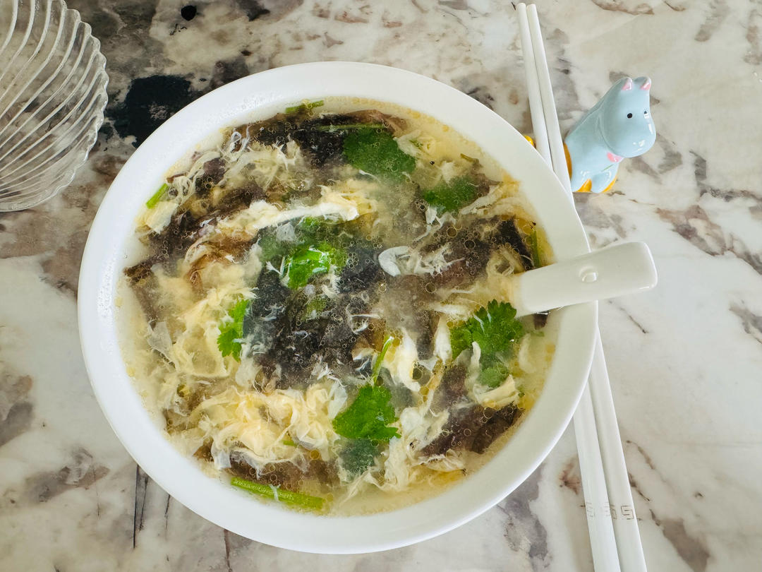 妙招紫菜蛋花汤