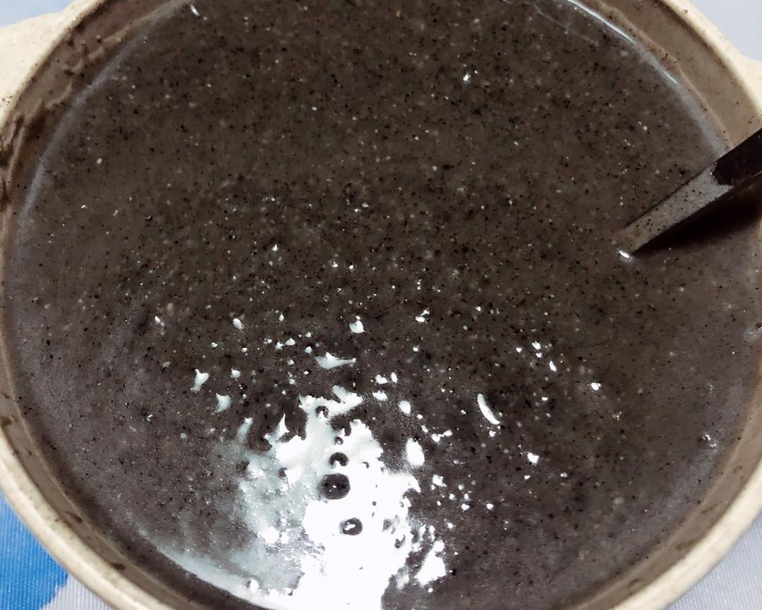 黑发养肾黑芝麻糊的做法