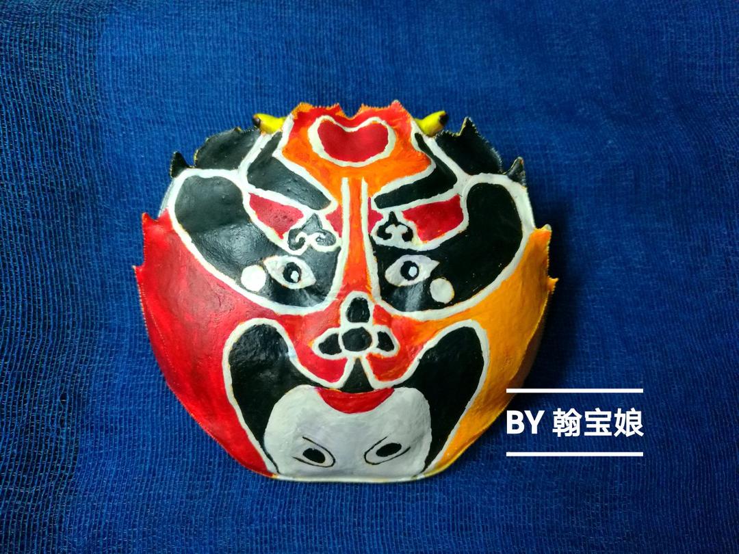 翰宝娘做的蟹壳画