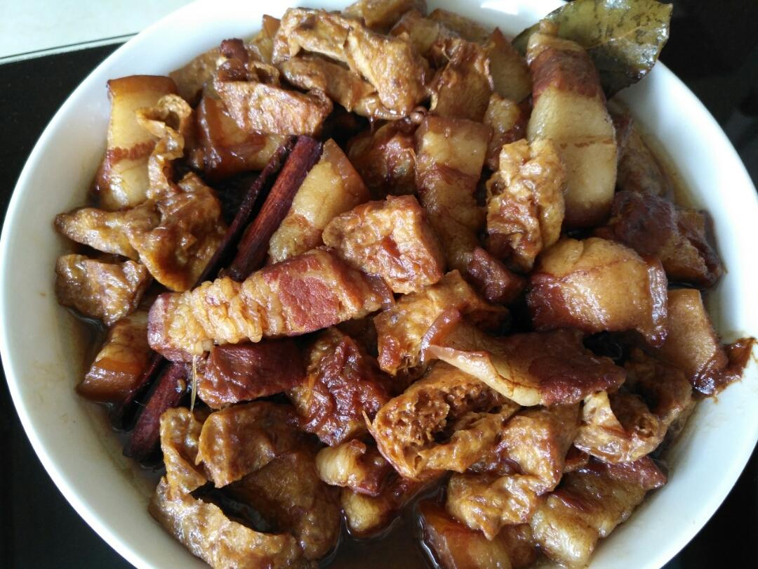 豆泡红烧肉