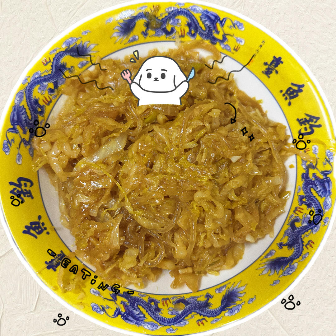 酸菜炒粉