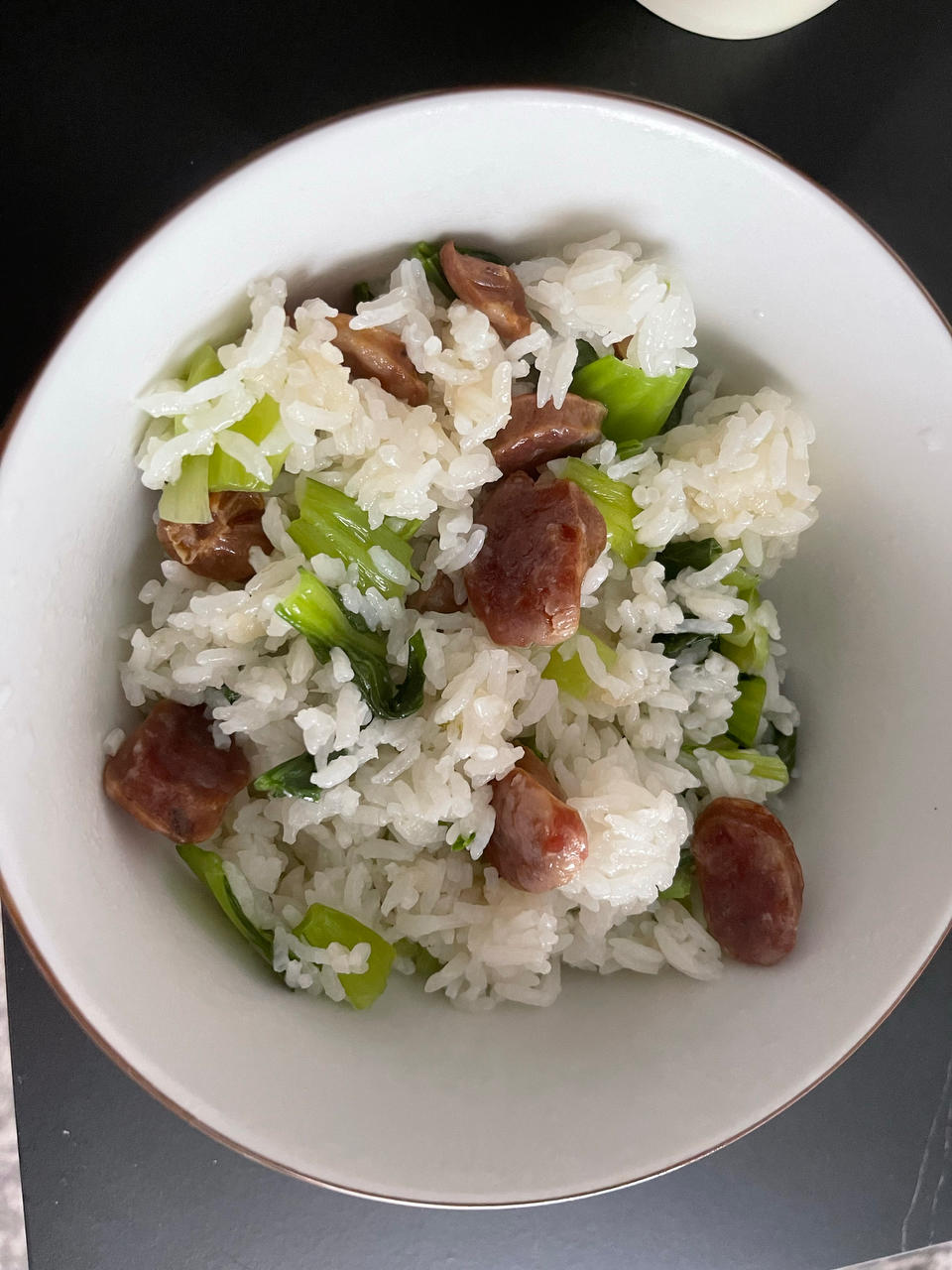 香肠青菜饭