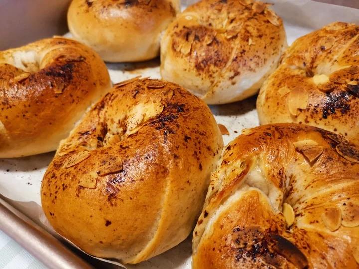 红糖肉桂苹果贝果~碳水怎么那么美好