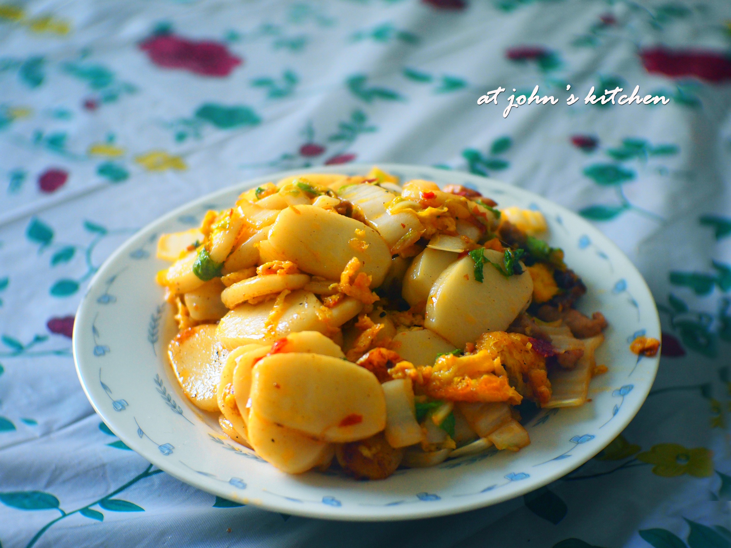 好青年阿囧做的鸡蛋炒年糕