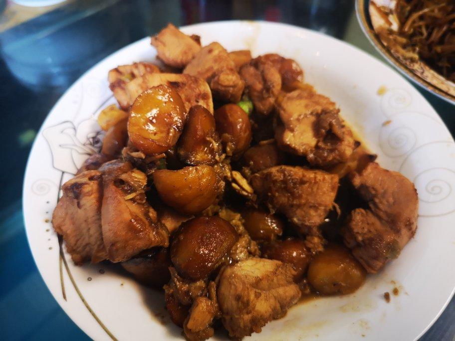 板栗烧鸡