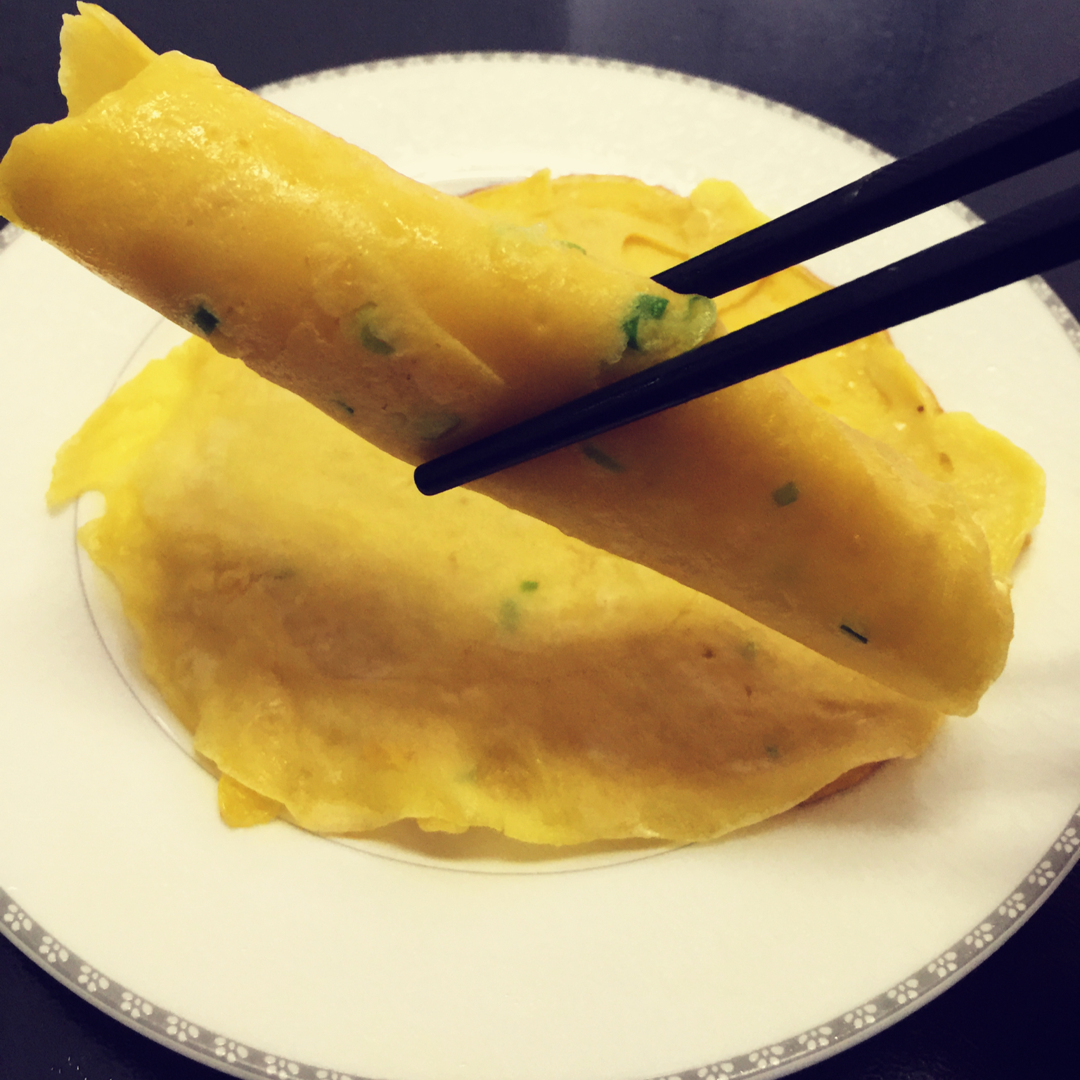 香葱鸡蛋饼