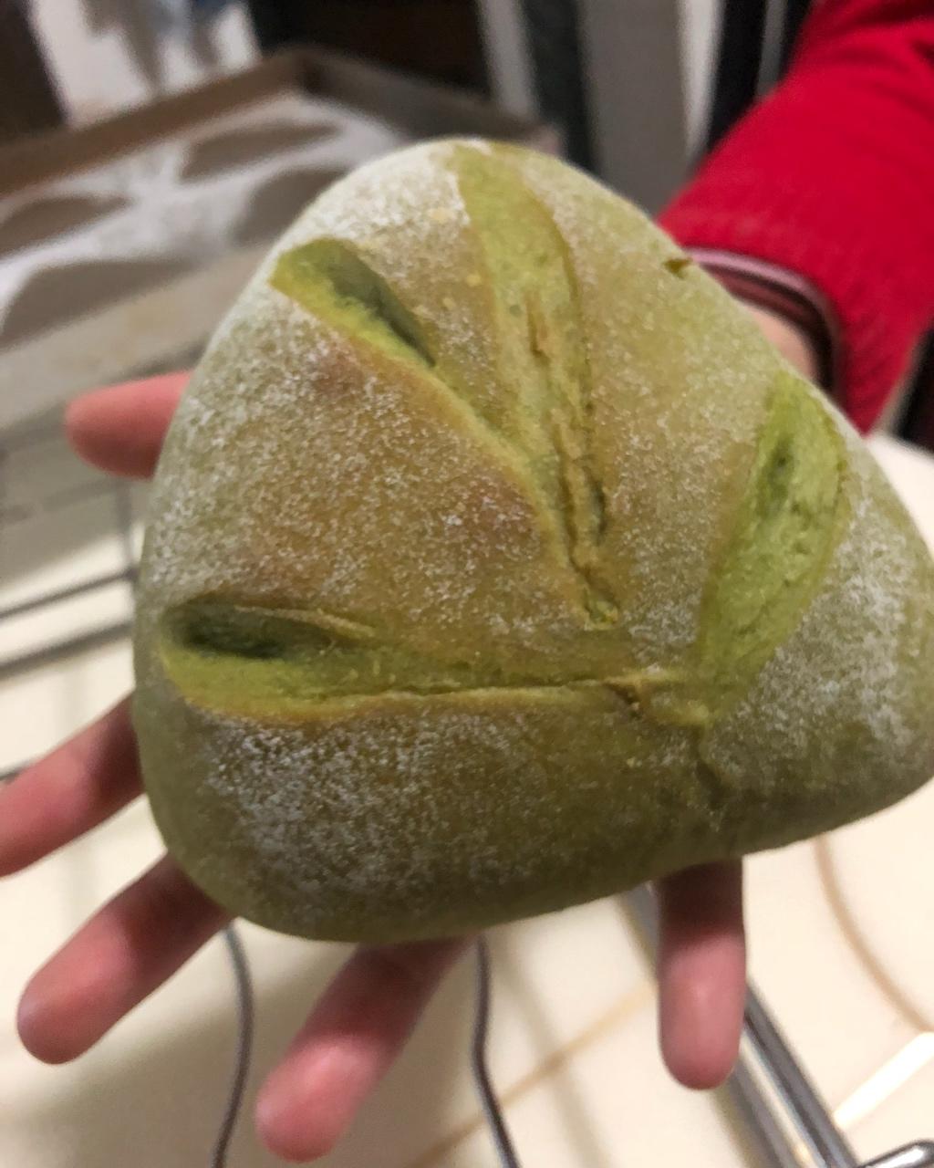 抹茶蜜豆乳酪软欧