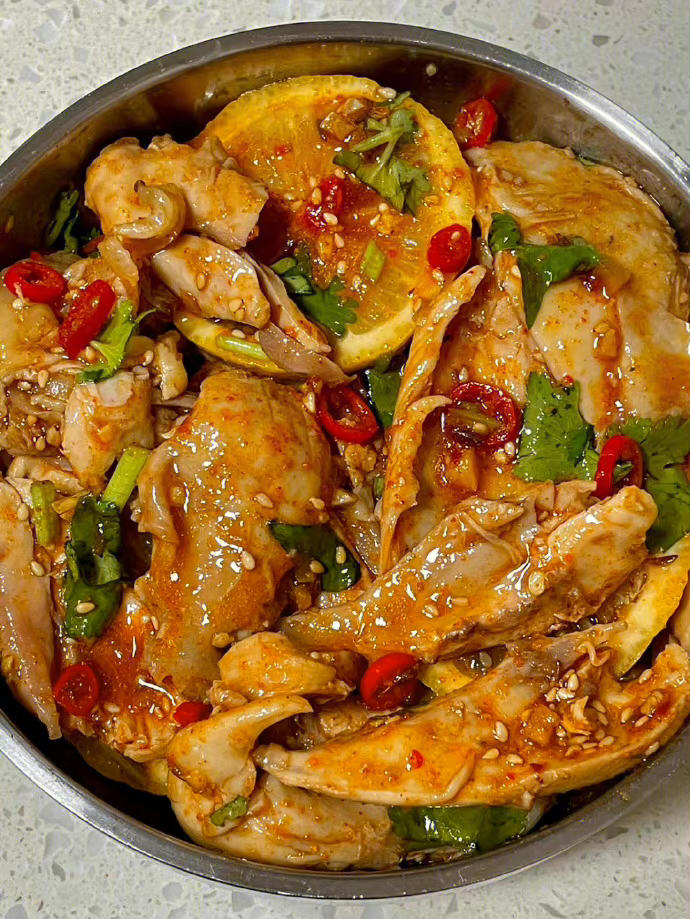 柠檬口水鸡的做法